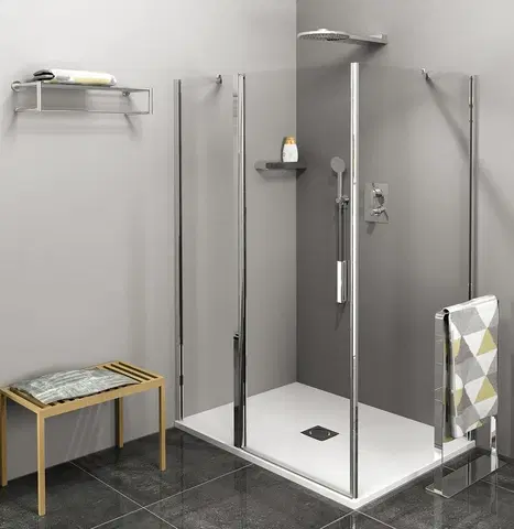 Sprchové dvere POLYSAN - Zoom Line obdĺžniková sprchová zástena 1100x900 L/P varianta ZL1311ZL3290