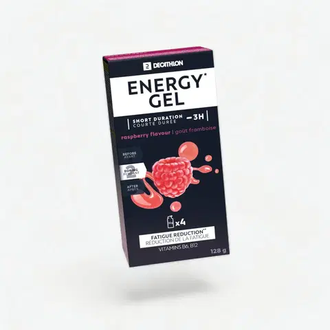 činky Energetický gél ENERGY GEL malina 4 × 32 g