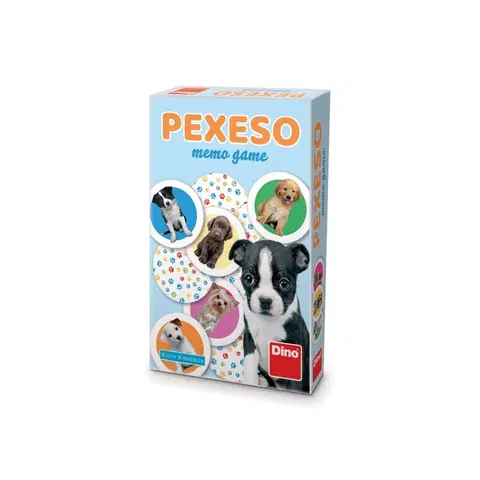 Hračky rodinné spoločenské hry DINO - Psíci Pexeso