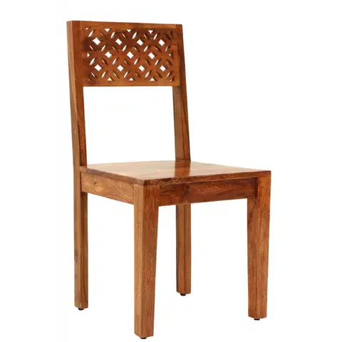 Jedálenské stoličky Stolička Mira z indického masívu palisander