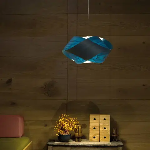 Závesné svietidlá LZF LamPS LZF Nut závesná lampa, modrá