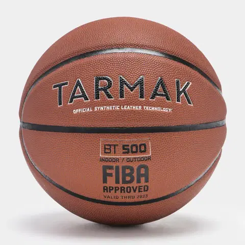 lopty Detská basketbalová lopta BT500 Touch veľkosť 5 oranžová