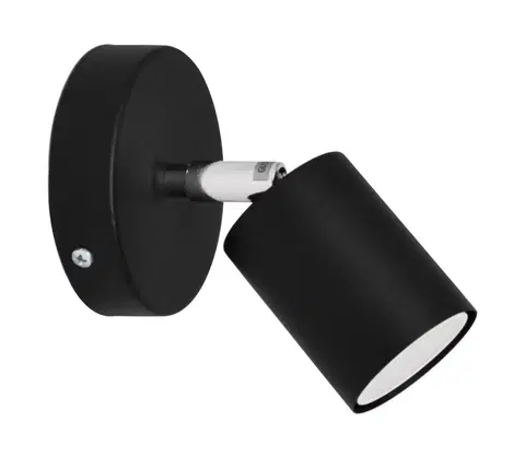 Svietidlá  LED Nástenné bodové svietidlo TUNE 1xGU10/6,5W/230V čierna 