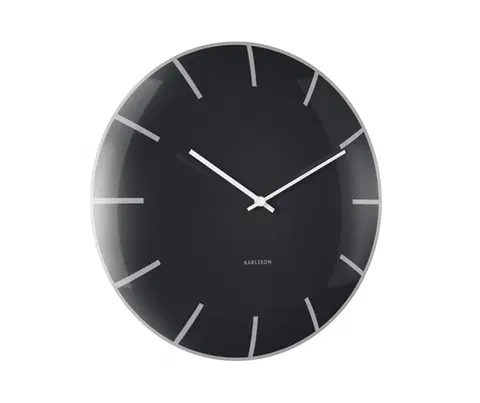 Hodiny Dizajnové nástenné hodiny 5722BK Karlsson 40cm