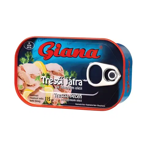 Ryby Giana Tresčia pečeň vo vlastnom oleji 115 g