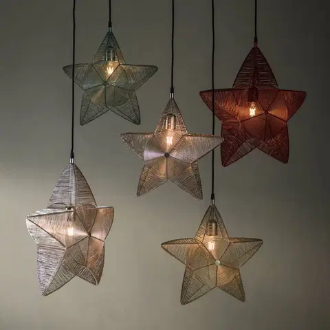 Vianočné svetelné hviezdy PR Home PR Home Rigel hviezda z kovu Ø 50 cm strieborná