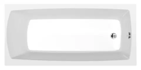 Vane POLYSAN - LILY obdĺžniková vaňa 140x70x39cm, biela 72201