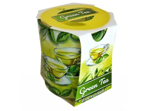 Sviečky MAKRO - Sviečka v skle Green Tea