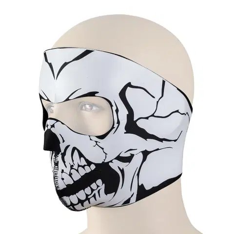 Zimné čiapky Viacúčelová maska W-TEC NF-7851 biela