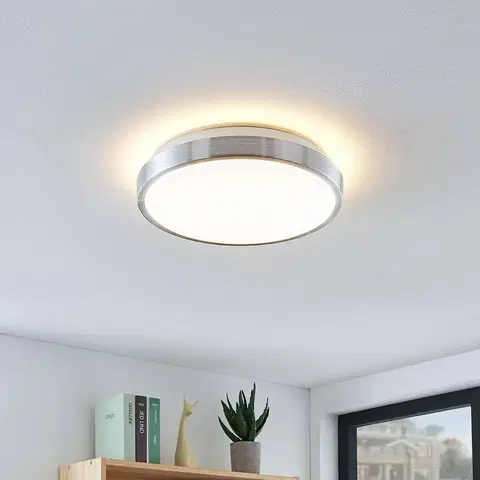 Stropné svietidlá Lindby Lindby Emelie stropné LED svietidlo okrúhle, 27 cm