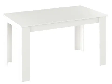 Jedálenské stoly KONDELA General New jedálenský stôl biela