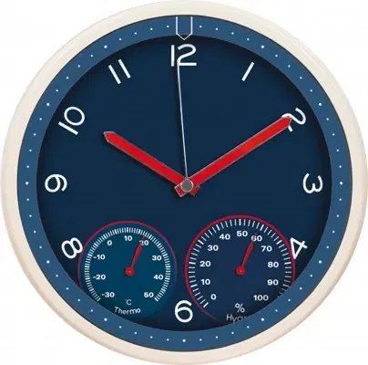 Hodiny Nástenné hodiny MPM, 3084.30 - modrá, 31cm