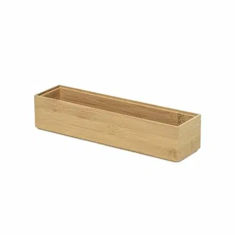 Úložné boxy Compactor Úložný organizér Compactor Bamboo Box XL - 30 x 7,5 x 6,5 cm