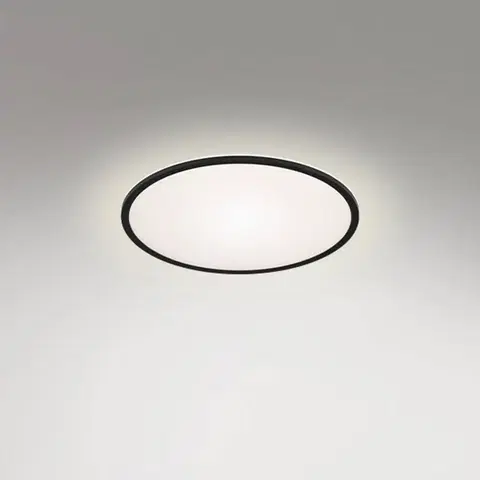Stropné svietidlá Briloner Stropné LED svetlo Runa efekt podsvietenia, čierna