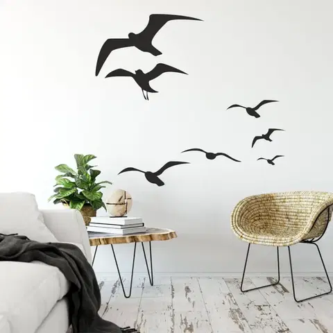 Nálepky na stenu Nálepka na stenu - Letiace vtáky