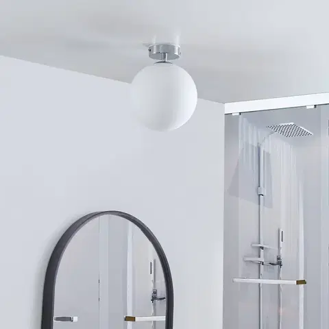 Stropné svietidlá Arcchio Arcchio Maviris LED stropné svietidlo do kúpeľne, guľa, 18 cm