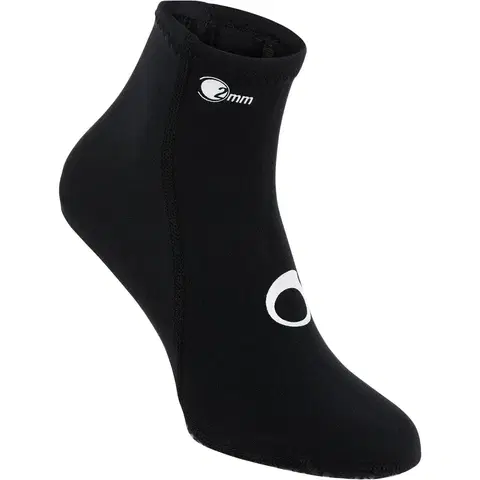 otužovanie Neoprénové ponožky na potápanie 2 mm čierne