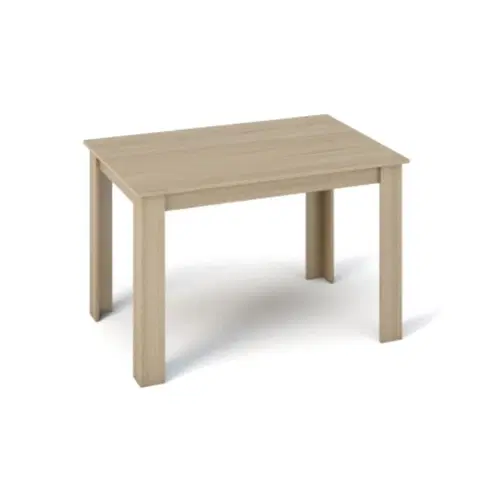 Jedálenské stoly KONDELA Kraz jedálenský stôl 120x80 cm dub sonoma