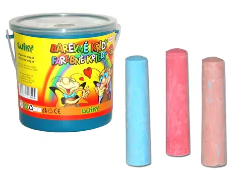Kreatívne a výtvarné hračky WIKY - Kriedy farebné 15 ks