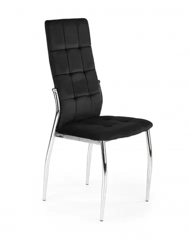 Jedálenské stoličky a kreslá Jedálenská stolička K416 Halmar Čierna