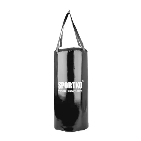 Boxovacie vrecia a hrušky Detské boxovacie vrece SportKO MP9 24x50cm / 5kg čierno-biela