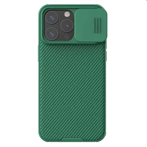 Puzdrá na mobilné telefóny Zadný kryt Nillkin CamShield Pro pre Apple iPhone 15 Pro Max, zelená 57983116992