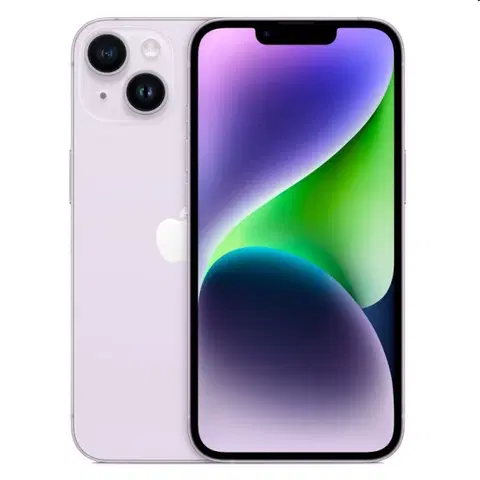 Mobilné telefóny Apple iPhone 14 128GB, fialová MPV03YCA