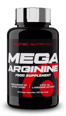 Anabolizéry a NO doplnky Mega Arginine - Scitec Nutrition 90 kaps.