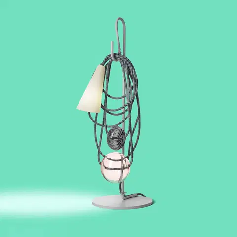 Stolové lampy Foscarini Foscarini Filo stolová LED lampa, ametyst Queen