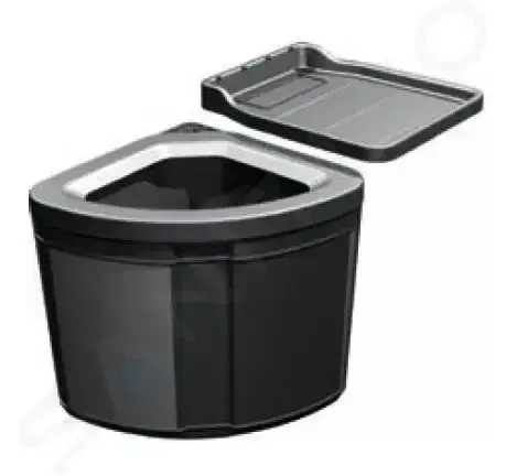 Odpadkové koše FRANKE - Sortery Vstavaný odpadkový kôš Pivot, čierna 121.0307.563