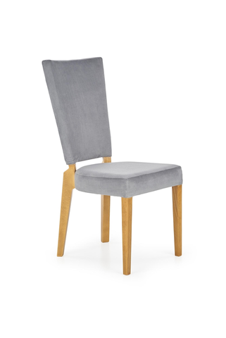 Jedálenské stoličky HALMAR Rois jedálenská stolička sivá / dub medový