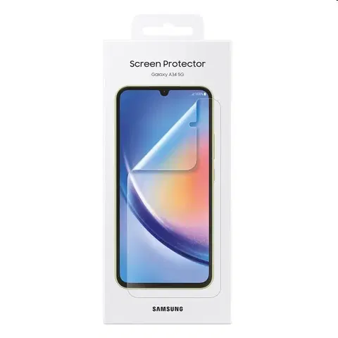 Ochranné fólie pre mobilné telefóny Originálna fólia pre Samsung Galaxy A34 5G (2ks) EF-UA346CTEGWW