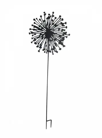 Záhradné lampy Kinekus Ozdoba zapichovacia kvet 38x1x117,5 cm kov