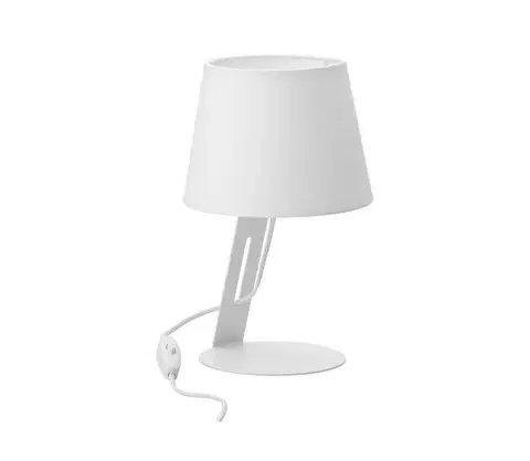 Lampy  Stolná lampa GRACIA 1xE27/60W/230V biela 
