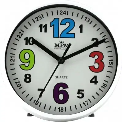 Hodiny Nástenné hodiny MPM, 3685.00 - biela, 15cm