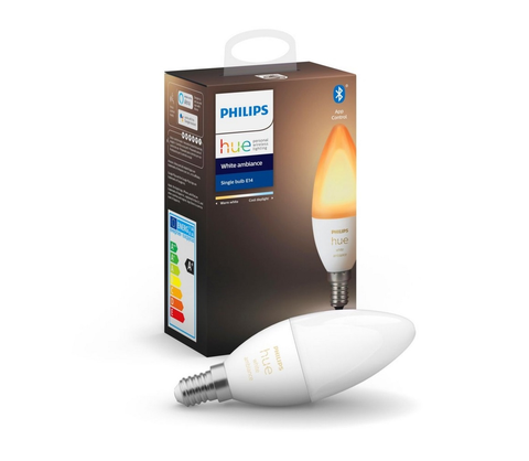 LED osvetlenie Philips LED Stmievateľná žiarovka Philips Hue WHITE B39 E14/5,2W/230V 2200K - 6500K 