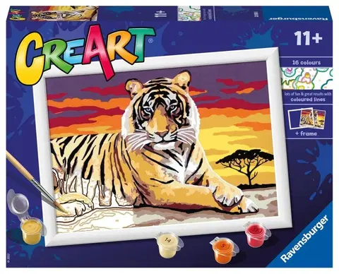 Kreatívne a výtvarné hračky RAVENSBURGER - CreArt Majestátny tiger