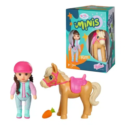 Hračky bábiky MGA - BABY born Minis Sada s koníkom a bábikou