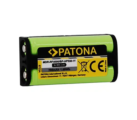 Predlžovacie káble PATONA PATONA - Batéria Aku Sony BP-HP550 700mAh Ni-Mh MDR-RF4000 