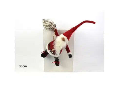 Vianočné dekorácie MAKRO - Santa 35cm