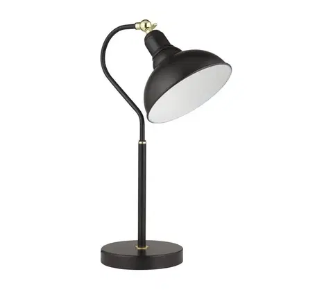 Lampy Searchlight Searchlight EU60959BK - Stolná lampa XENON 1xE14/7W/230V čierna 