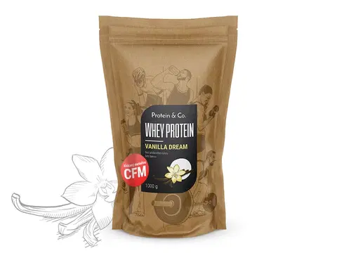 Proteíny Protein&Co. CFM Whey protein 80 1000 g Zvoľ príchuť: Vanilla dream