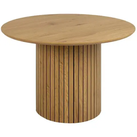 Stoly do jedálne Okrúhly Jedálenský Stôl Yale 120cm, Mdf