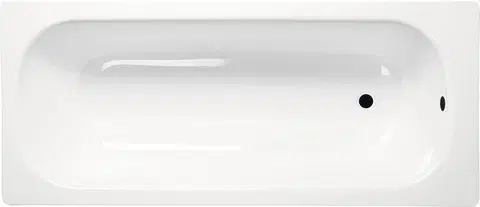Vane SAPHO - Obdĺžniková smaltovaná vaňa 150x70x39cm, biela V150X70