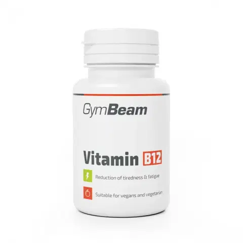 Vitamíny B GymBeam Vitamín B12 90 tab. bez príchute