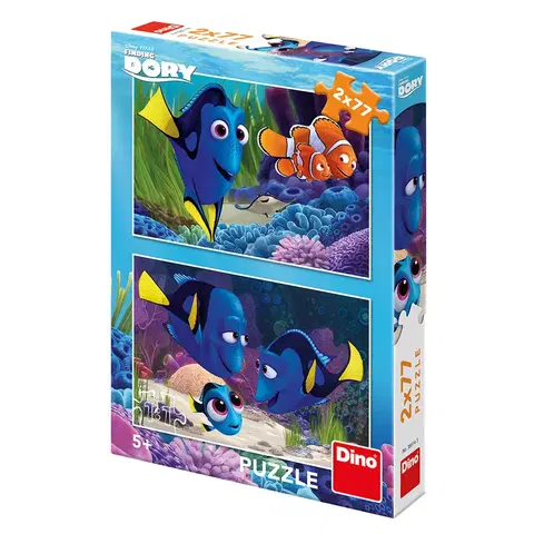 Hračky puzzle DINO - Walt Disney Dory sa našla 2x77 dielikov