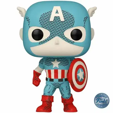 Zberateľské figúrky POP! Retro Reimagined: Captain America (Marvel) Special Edition POP-1319
