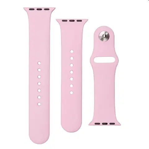 Príslušenstvo k wearables FIXED Set Silicone straps for Apple Watch 384041mm, pink, vystavený, záruka 21 mesiacov FIXSST-436-PISD
