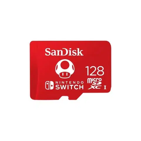 Príslušenstvo k herným konzolám SanDisk Nintendo Switch Micro SDXC 128 GB SDSQXAO-128G-GNCZN