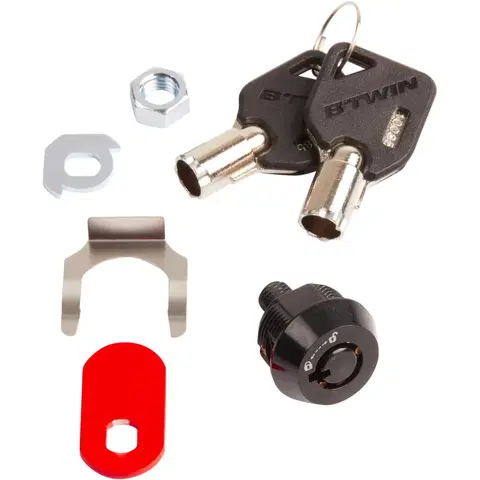 bicykle Puzdro + okrúhle kľúče na externú batériu ROCKRIDER/RIVERSIDE
